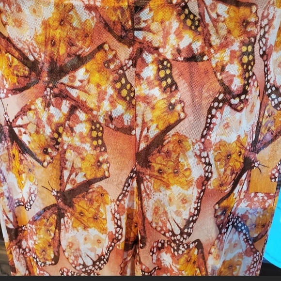 Windsor Orange Flare Pants Retro Boot Cut - Picture 7 of 7